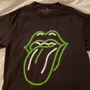 Black Rolling Stones Tee / T-Shirt